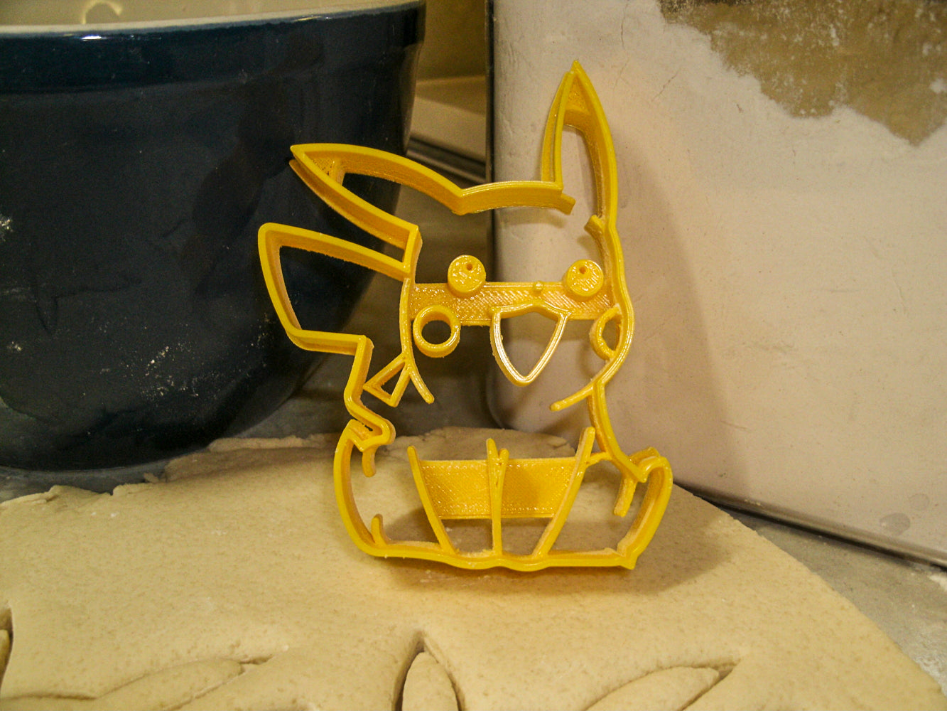 Pikachu Electric Pokemon Yellow Mouse Cookie Cutter Made In USA PR870