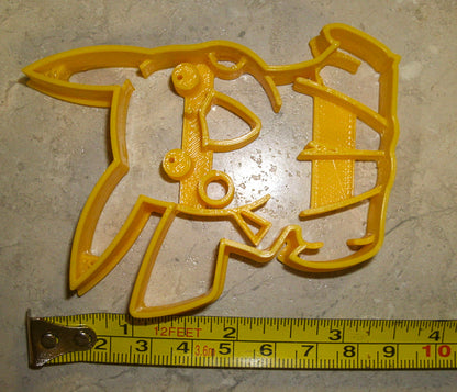 Pikachu Electric Pokemon Yellow Mouse Cookie Cutter Made In USA PR870