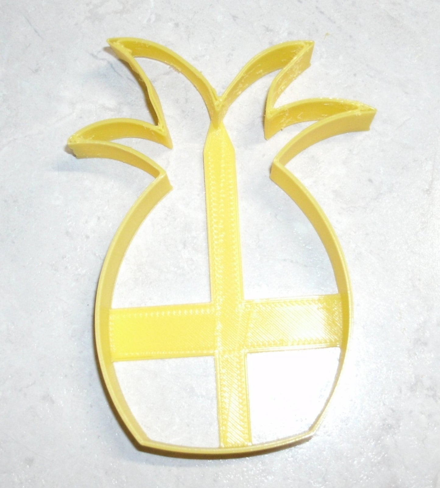 6x Pineapple Tropic Fondant Cutter Cupcake Topper 1.75 IN USA FD690