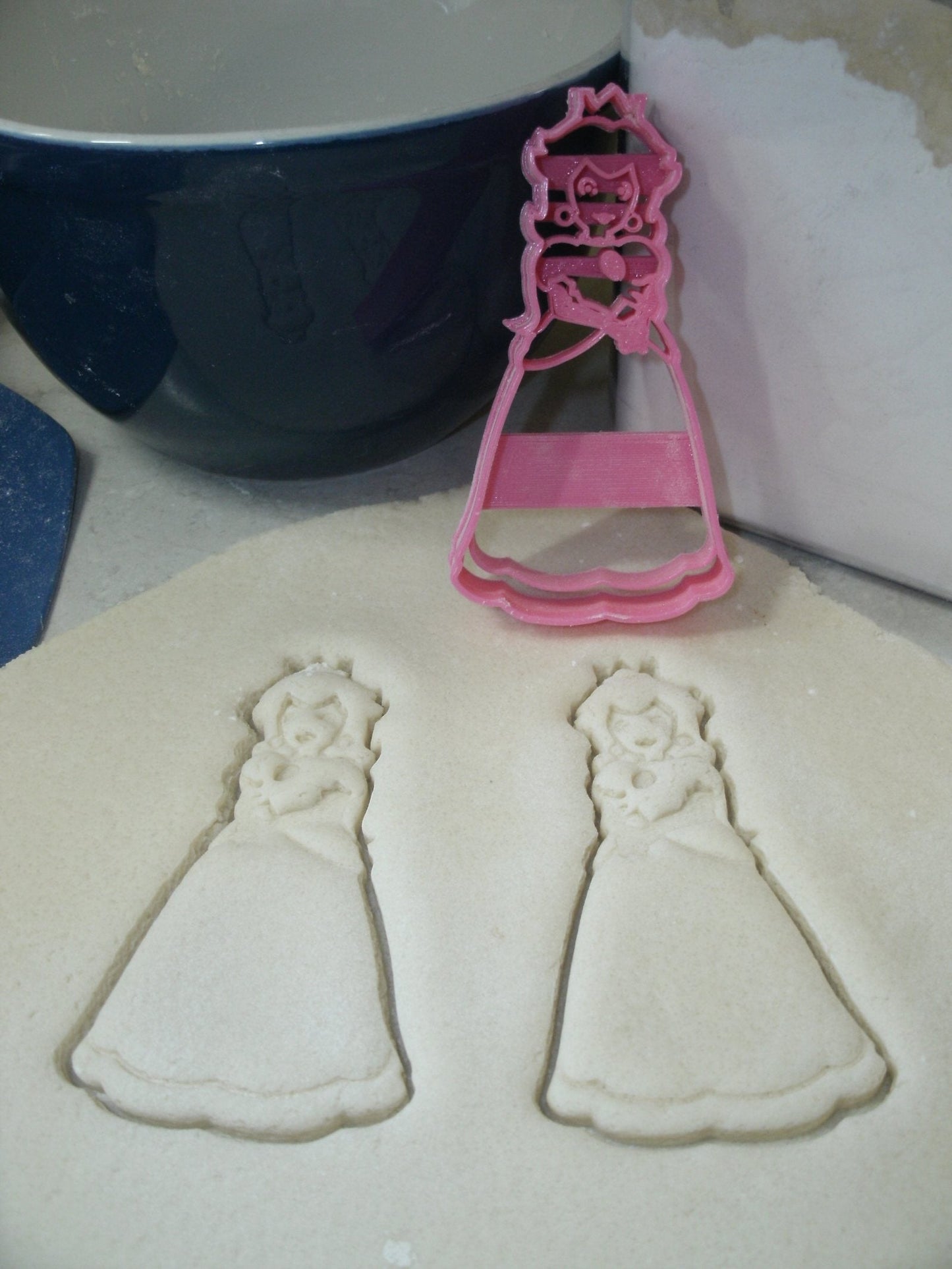 Princess Peach Mario Bros Nintendo Video Game Cookie Cutter Made In USA PR589