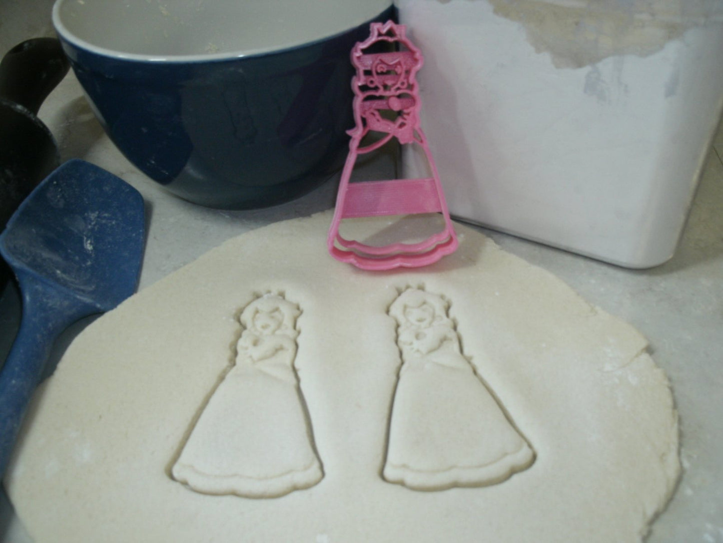 Princess Peach Mario Bros Nintendo Video Game Cookie Cutter Made In USA PR589