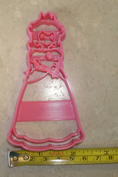 Princess Peach Mario Bros Nintendo Video Game Cookie Cutter Made In USA PR589