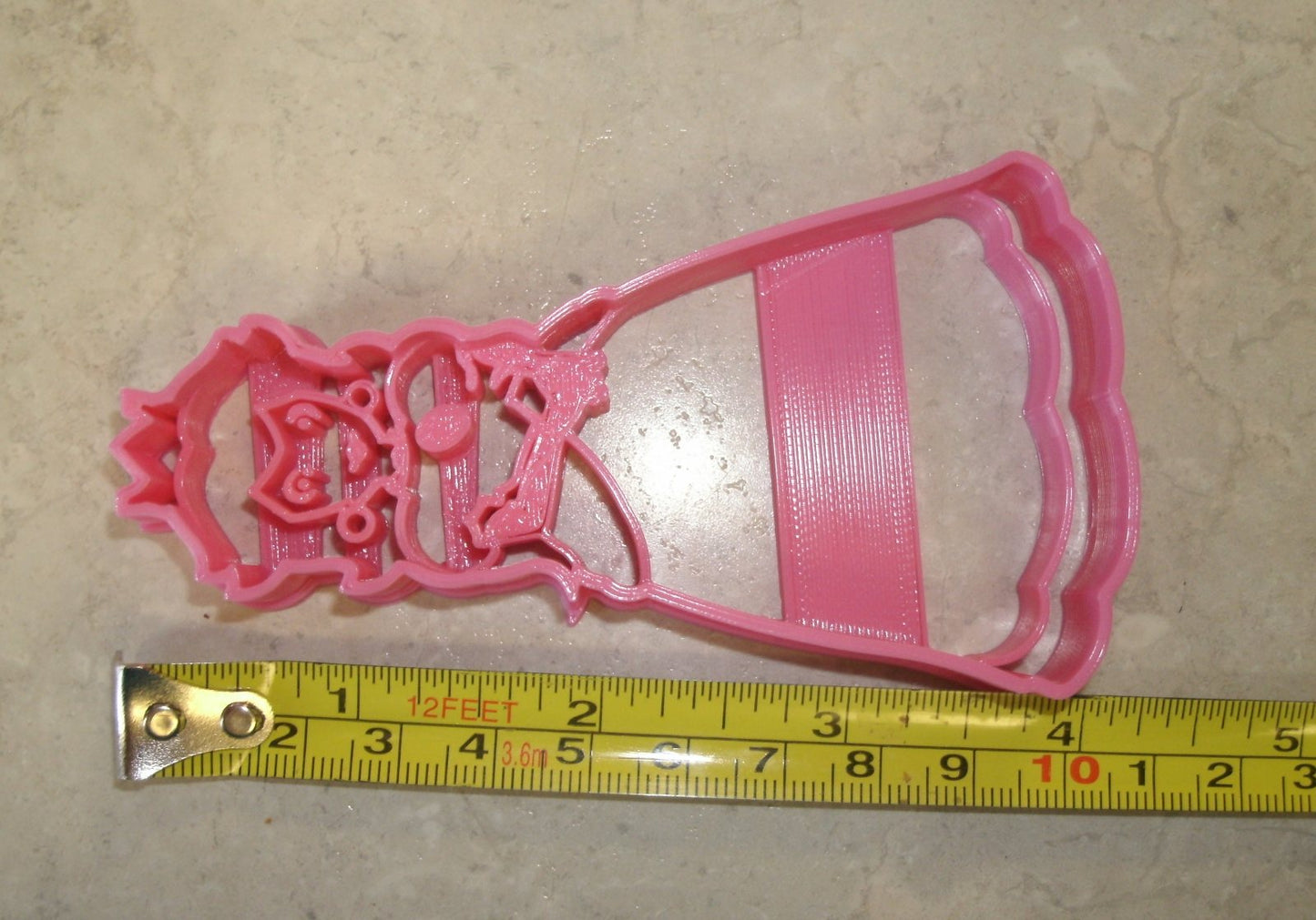 Princess Peach Mario Bros Nintendo Video Game Cookie Cutter Made In USA PR589