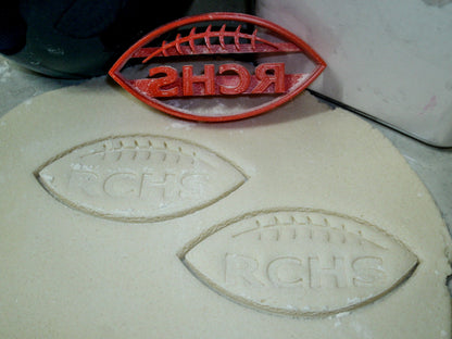 Rensselaer Central RCHS Football Sports Cookie Cutter Made In USA PR692