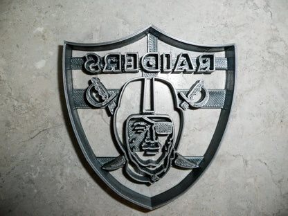 Las Vegas Raiders NFL Football Team Cookie Cutter Made In USA PR941