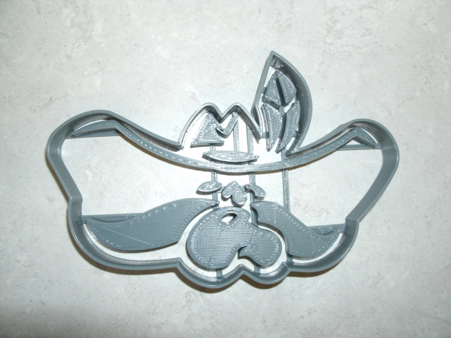 6x S Newton Rebels Fondant Cutter Cupcake Topper 1.75 IN USA FD697