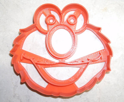 6x Elmo Face Sesame Street Fondant Cutter Cupcake Topper 1.75 IN USA FD213