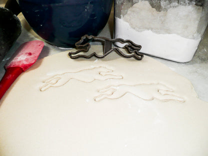 Greyhound Dog Running Sport Outline Cookie Cutter Made In USA PR937