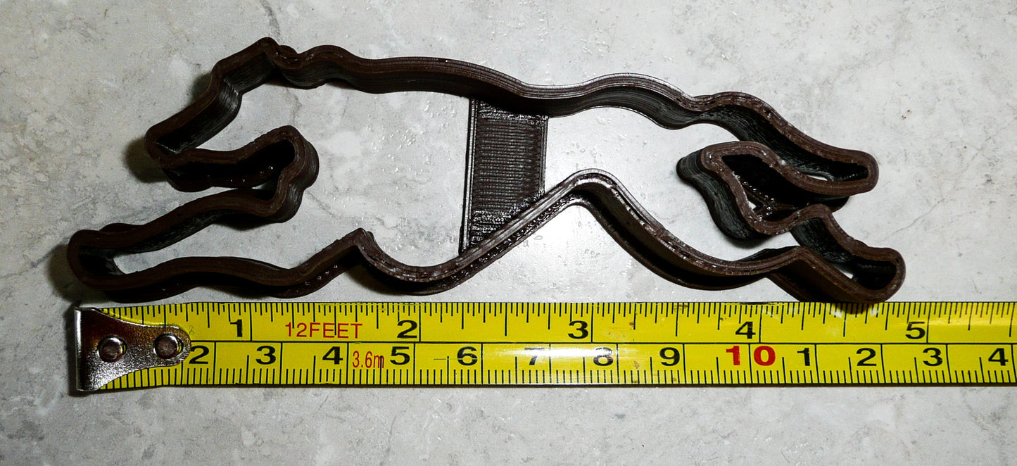 Greyhound Dog Running Sport Outline Cookie Cutter Made In USA PR937