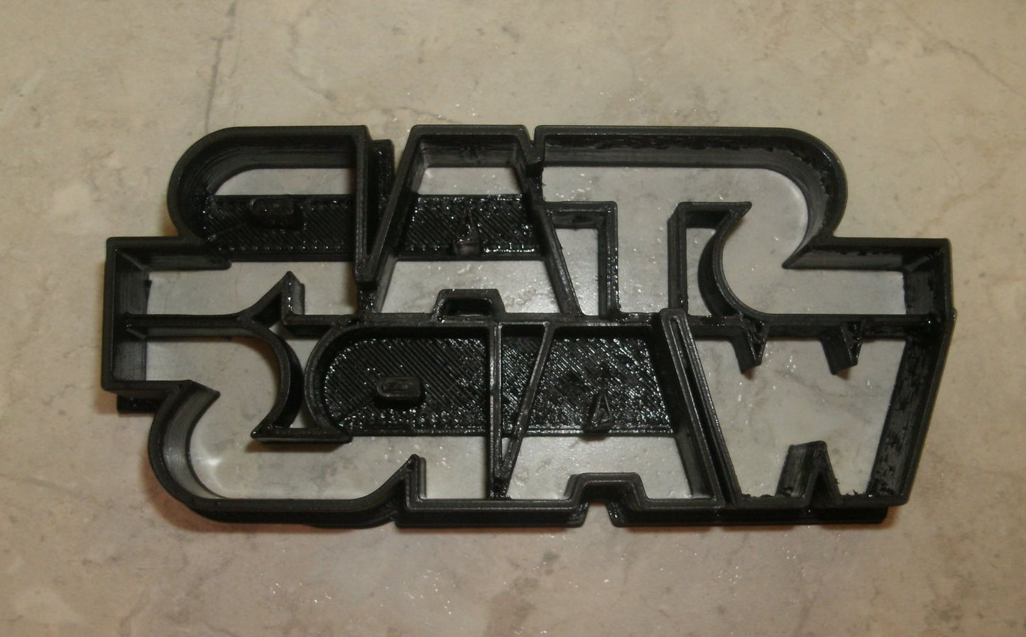 6x Star Wars Logo Fondant Cutter Cupcake Topper 1.75 IN USA FD806