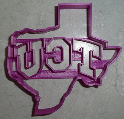 6x TCU Horned Frogs Fondant Cutter Cupcake Topper 1.75 IN USA FD2545