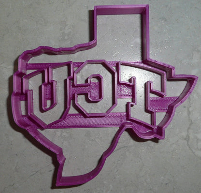 Texas Christian University TCU Letters In State Cookie Cutter Made In USA PR2545