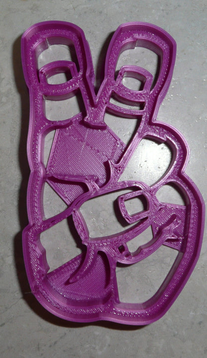 TCU Texas Christian Horned Frogs Hand Symbol Cookie Cutter Made In USA PR2546