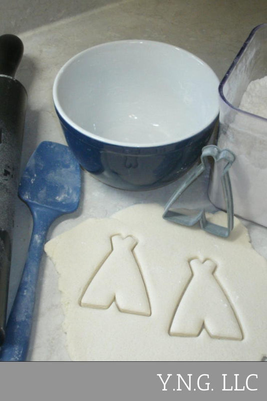 Teepee Tipi Cone-Shaped Tent Camping Cookie Cutter Made In USA PR666