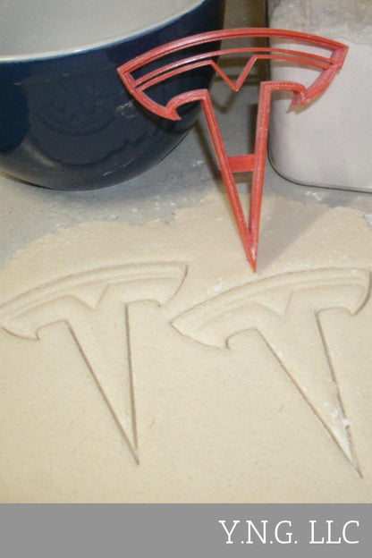 Tesla Brand Symbol Luxury Electric Car Cookie Cutter Made In USA PR483