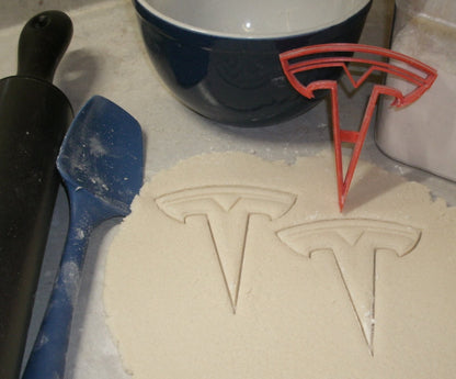 Tesla Brand Symbol Luxury Electric Car Cookie Cutter Made In USA PR483