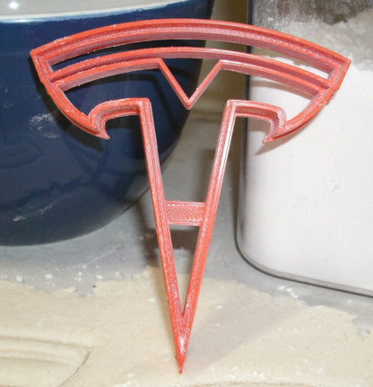 Tesla Brand Symbol Luxury Electric Car Cookie Cutter Made In USA PR483