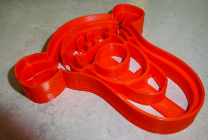 6x Tigger Fondant Cutter Cupcake Topper 1.75 IN USA FD457