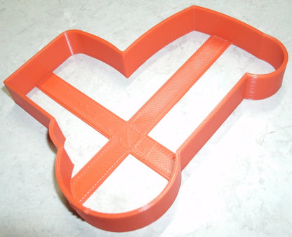 Red Tractor Tracked Farm Vehicle Cookie Cutter Made In USA PR701