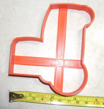 Red Tractor Tracked Farm Vehicle Cookie Cutter Made In USA PR701