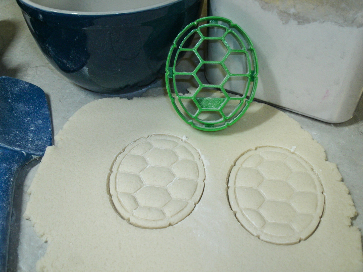 Turtle Shell Tortoise Reptile TMNT Cartoon Cookie Cutter Made In USA PR825