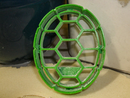 Turtle Shell Tortoise Reptile TMNT Cartoon Cookie Cutter Made In USA PR825