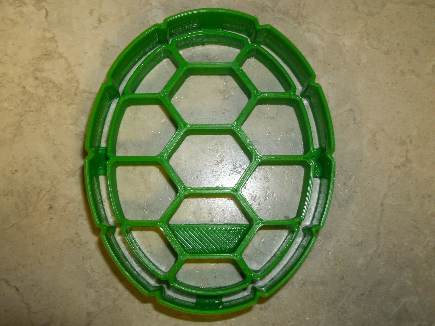 6x Turtle Shell Fondant Cutter Cupcake Topper 1.75 IN USA FD825
