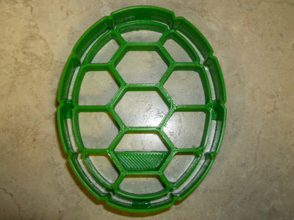 6x Turtle Shell Fondant Cutter Cupcake Topper 1.75 IN USA FD825