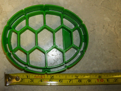 Turtle Shell Tortoise Reptile TMNT Cartoon Cookie Cutter Made In USA PR825