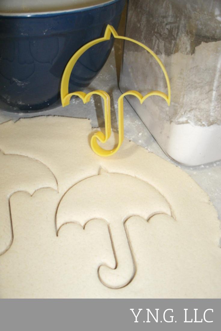 Umbrella Parasol Shaped Canopy Sunshade Cookie Cutter Made In USA PR718