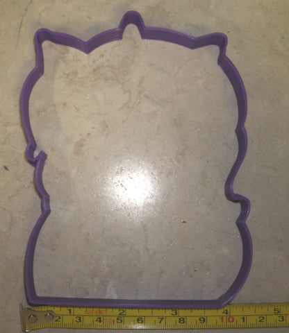 Unicorn Face Detailed Set of 2 Cookie Stamp and Outline Cutter Made In USA PR743