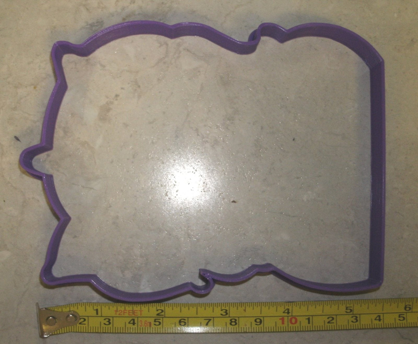 Unicorn Face Detailed Set of 2 Cookie Stamp and Outline Cutter Made In USA PR743