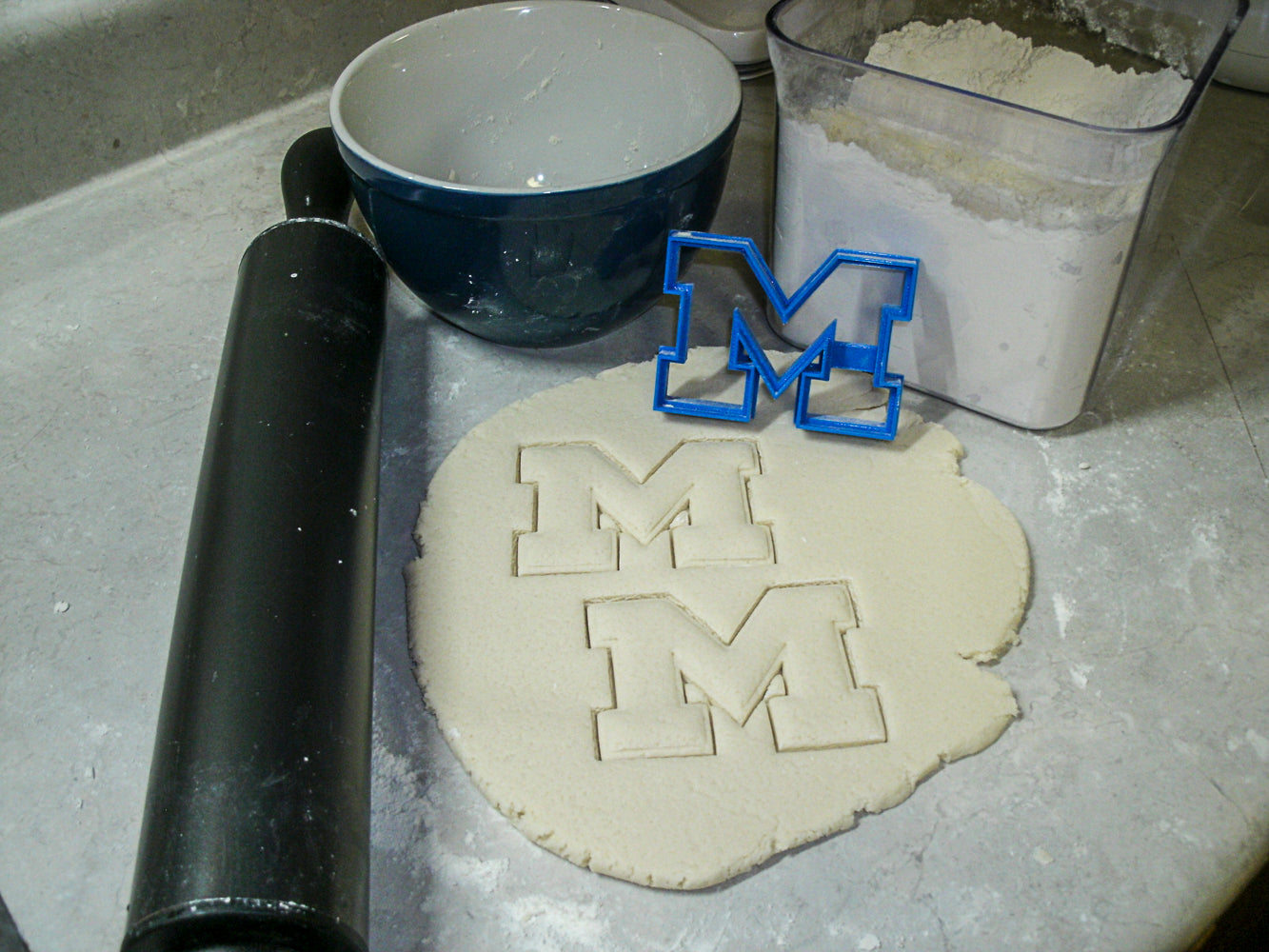 University Of Michigan Wolverines College Sports Cookie Cutter Made In USA PR877