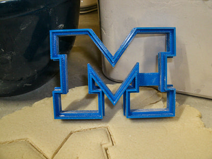 University Of Michigan Wolverines College Sports Cookie Cutter Made In USA PR877