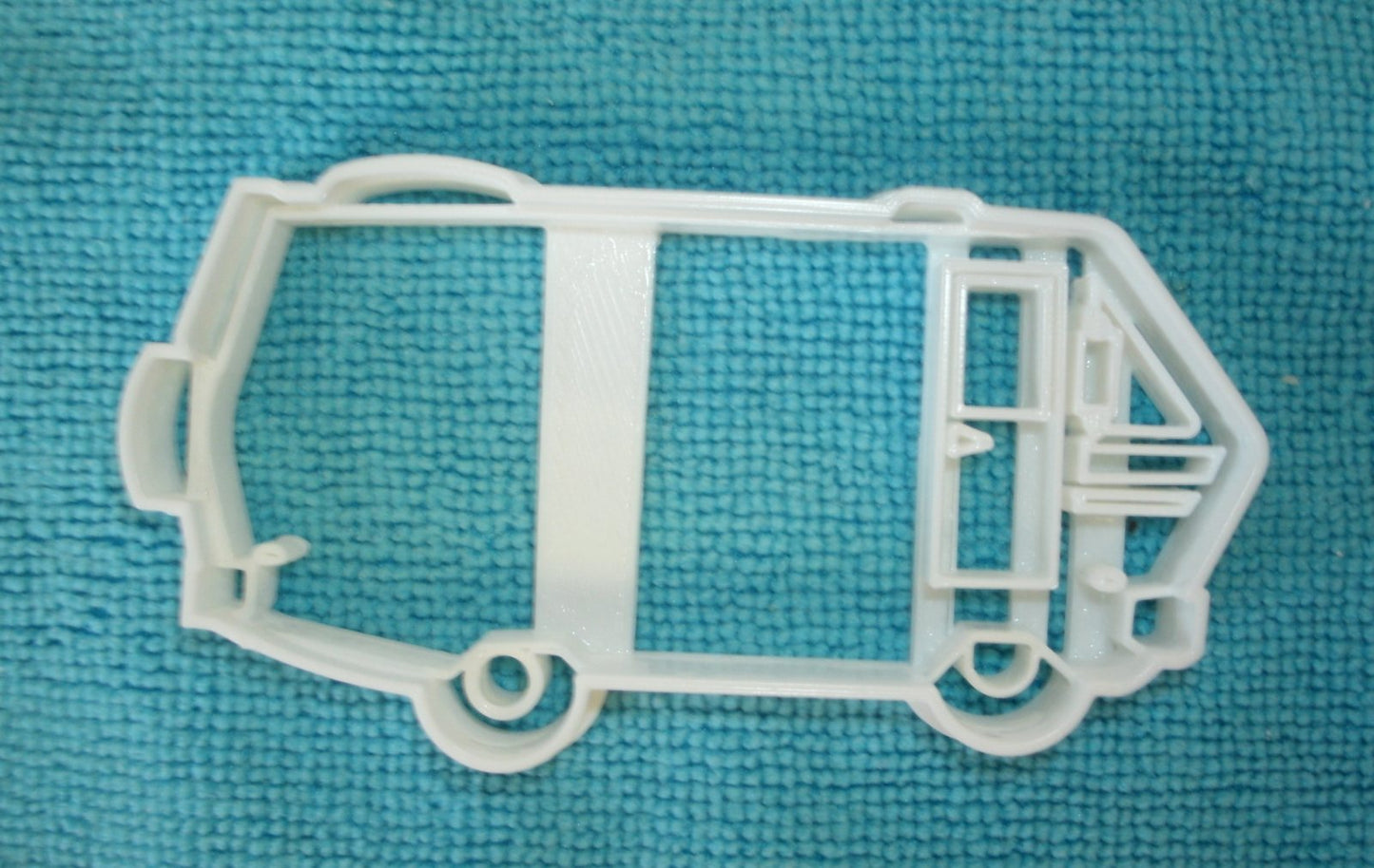 6x Van Camper RV Fondant Cutter Cupcake Topper 1.75 IN USA FD811