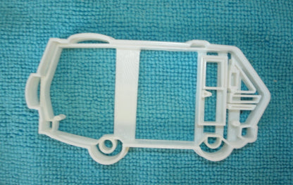 6x Van Camper RV Fondant Cutter Cupcake Topper 1.75 IN USA FD811