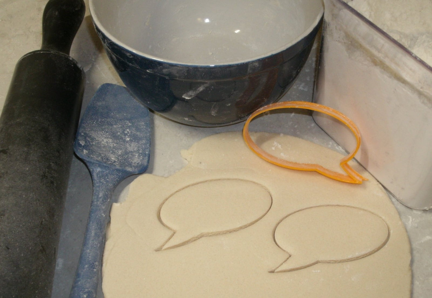 Word Balloon Blank Comic Book Style Cookie Cutter Made In USA PR719