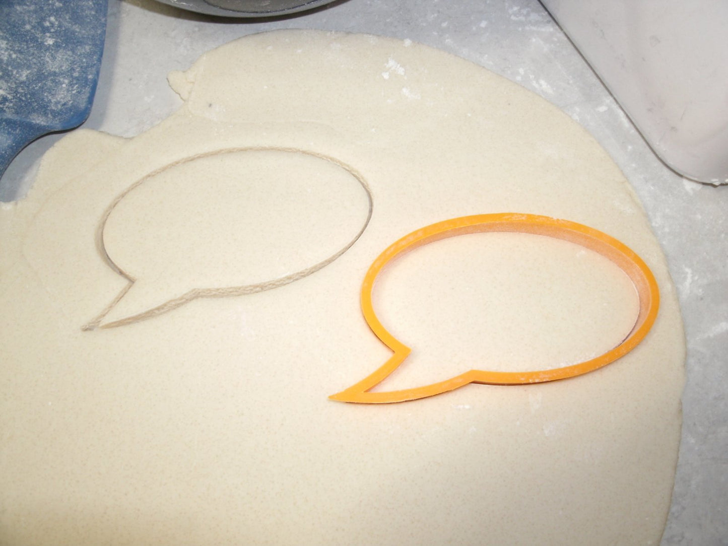 Word Balloon Blank Comic Book Style Cookie Cutter Made In USA PR719