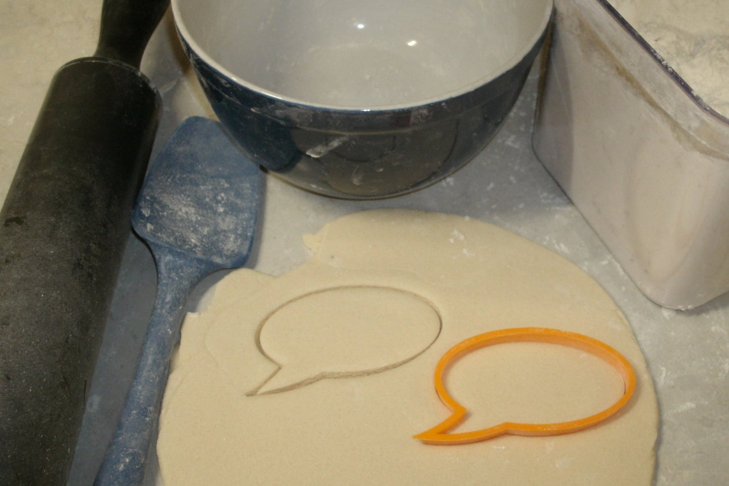 Word Balloon Blank Comic Book Style Cookie Cutter Made In USA PR719