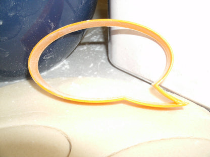 Word Balloon Blank Comic Book Style Cookie Cutter Made In USA PR719