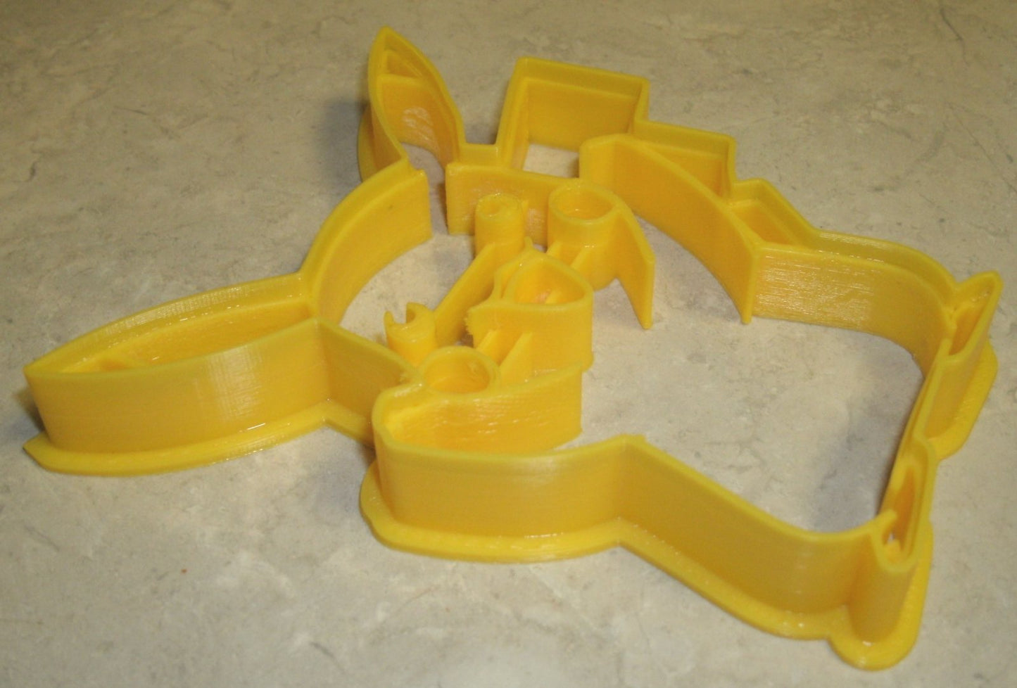 6x Pikachu Pokemon Fondant Cutter Cupcake Topper 1.75 IN USA FD460