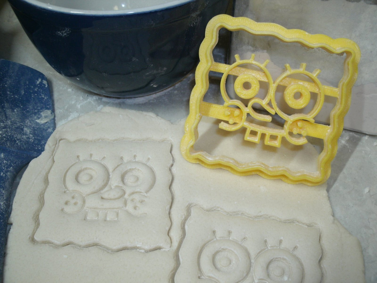 Inspired by Spongebob Squarepants Face Cookie Cutter Made In USA PR573