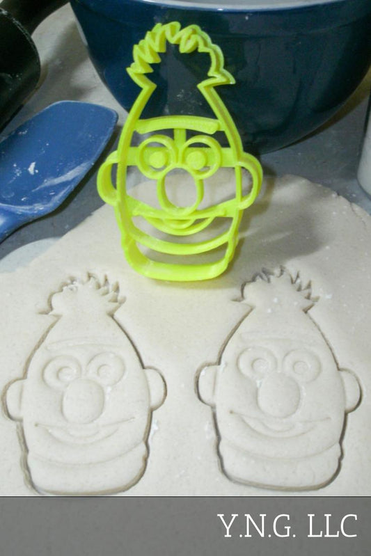 Bert Face Sesame Street Muppet Character Cookie Cutter Made In USA PR2250