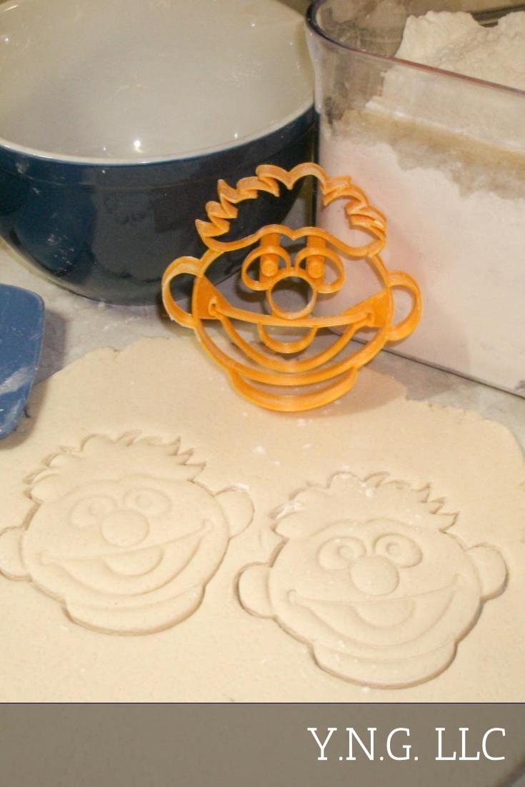 Ernie Face Sesame Street Muppet Character Cookie Cutter Made In USA PR2251