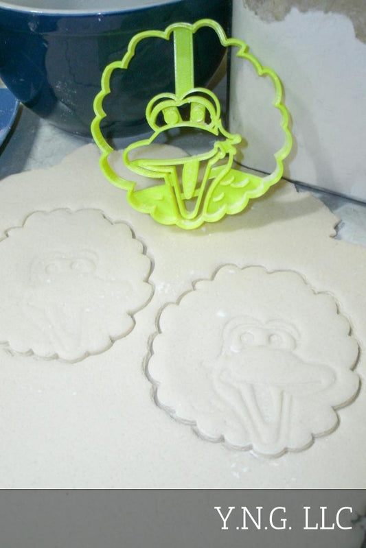 Big Bird Face Sesame Street Character Muppet Cookie Cutter Made In USA PR2246