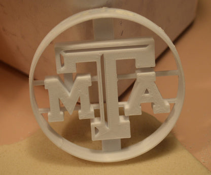 Texas A&M University Imprint in Circle Sports Cookie Cutter Made In USA PR2632