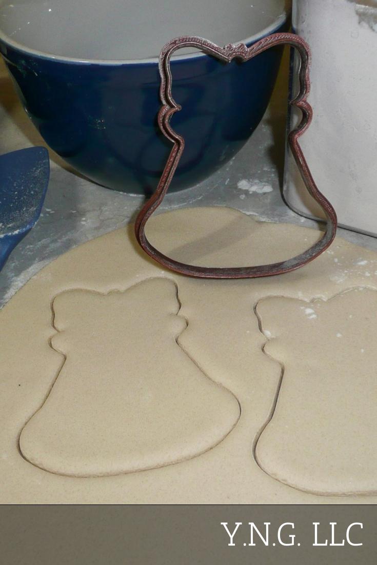 Christmas Bell Outline Church Holiday Cookie Cutter Made In USA PR2023