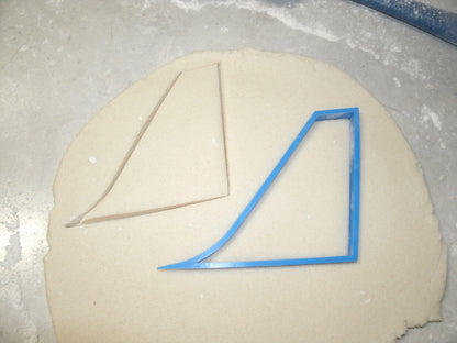 Airplane Tail Fin Vertical Stabilizer Cookie Cutter Made In USA PR602