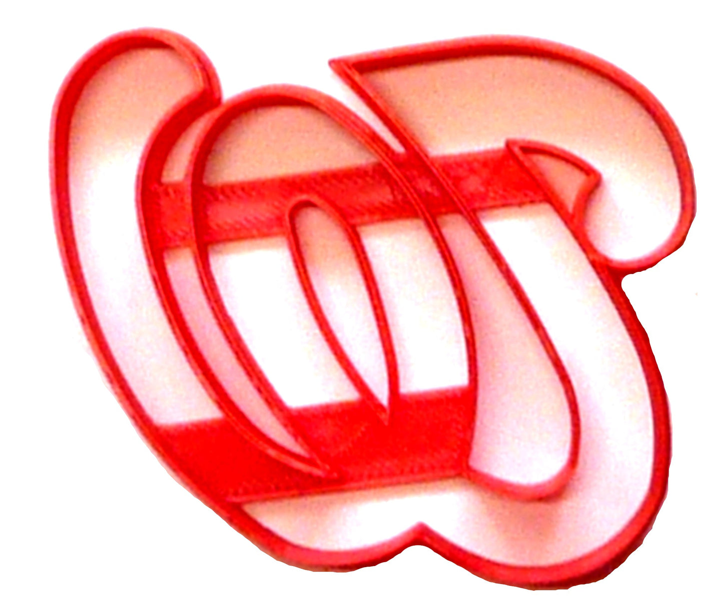 Washington Nationals W Letter Baseball Cookie Cutter Made In USA PR2579