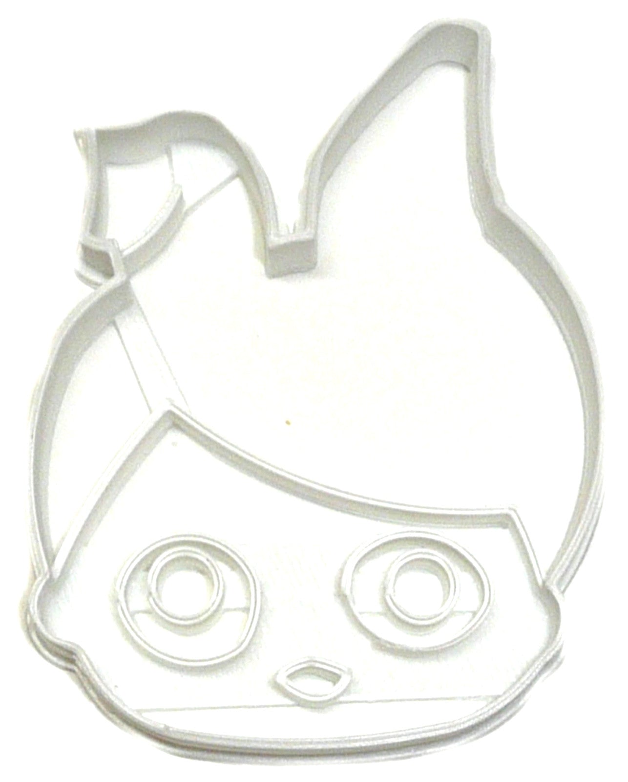 Hops Face White Bunny Ears Surprise Doll Series Cookie Cutter Made In USA PR2537